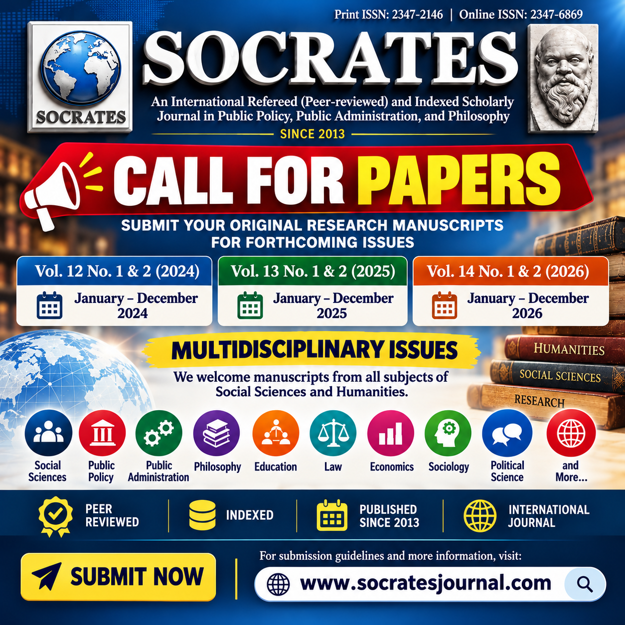 SUBMIT YOUR MANUSCRIPT NOW!
