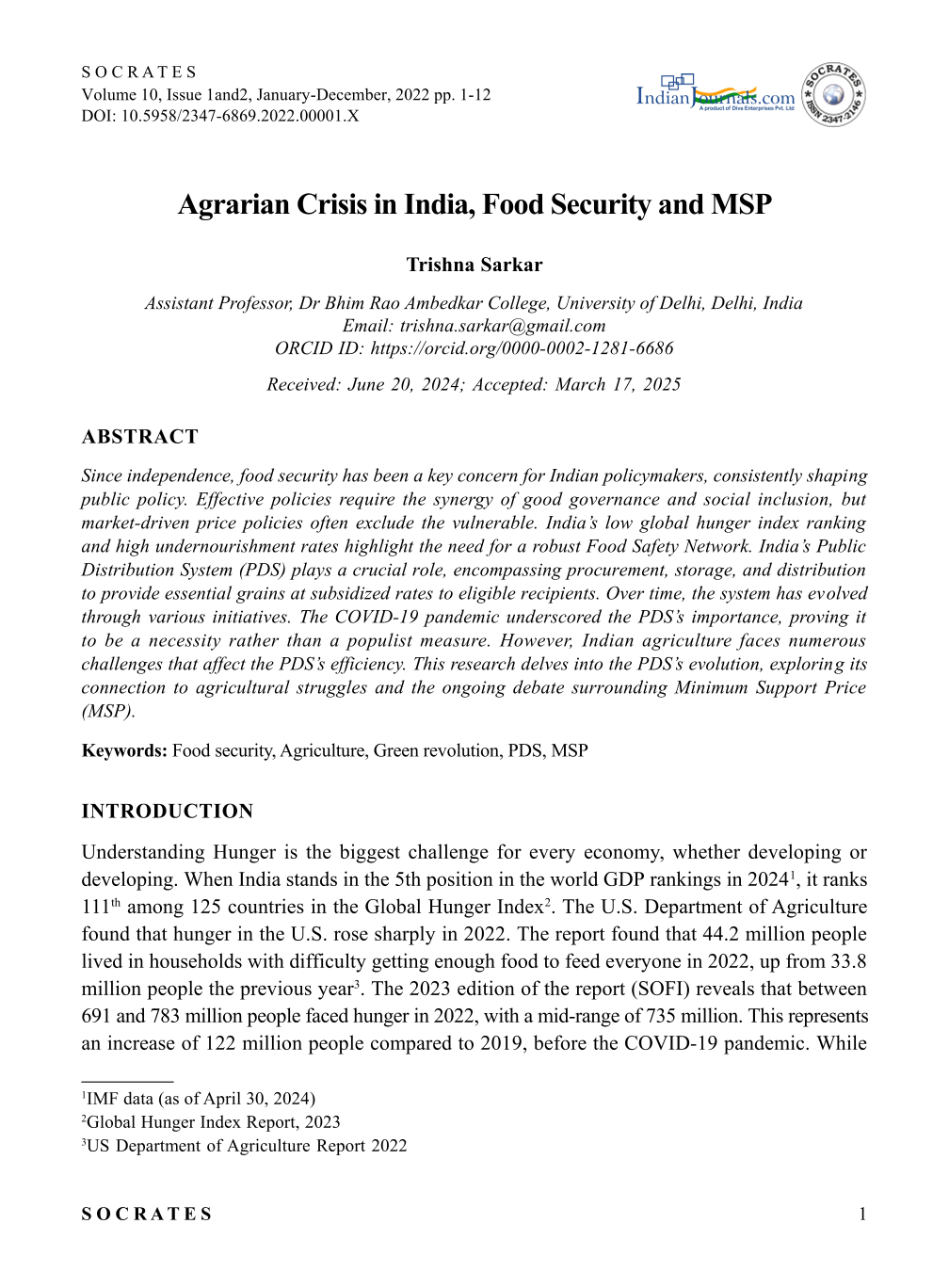agrarian-crisis-india-food-security-msp