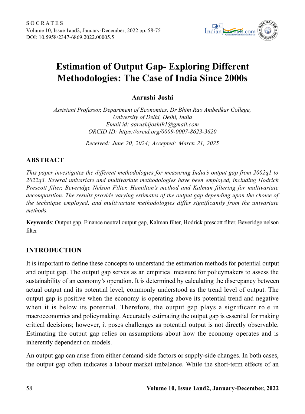 output-gap-estimation-india-methodologies