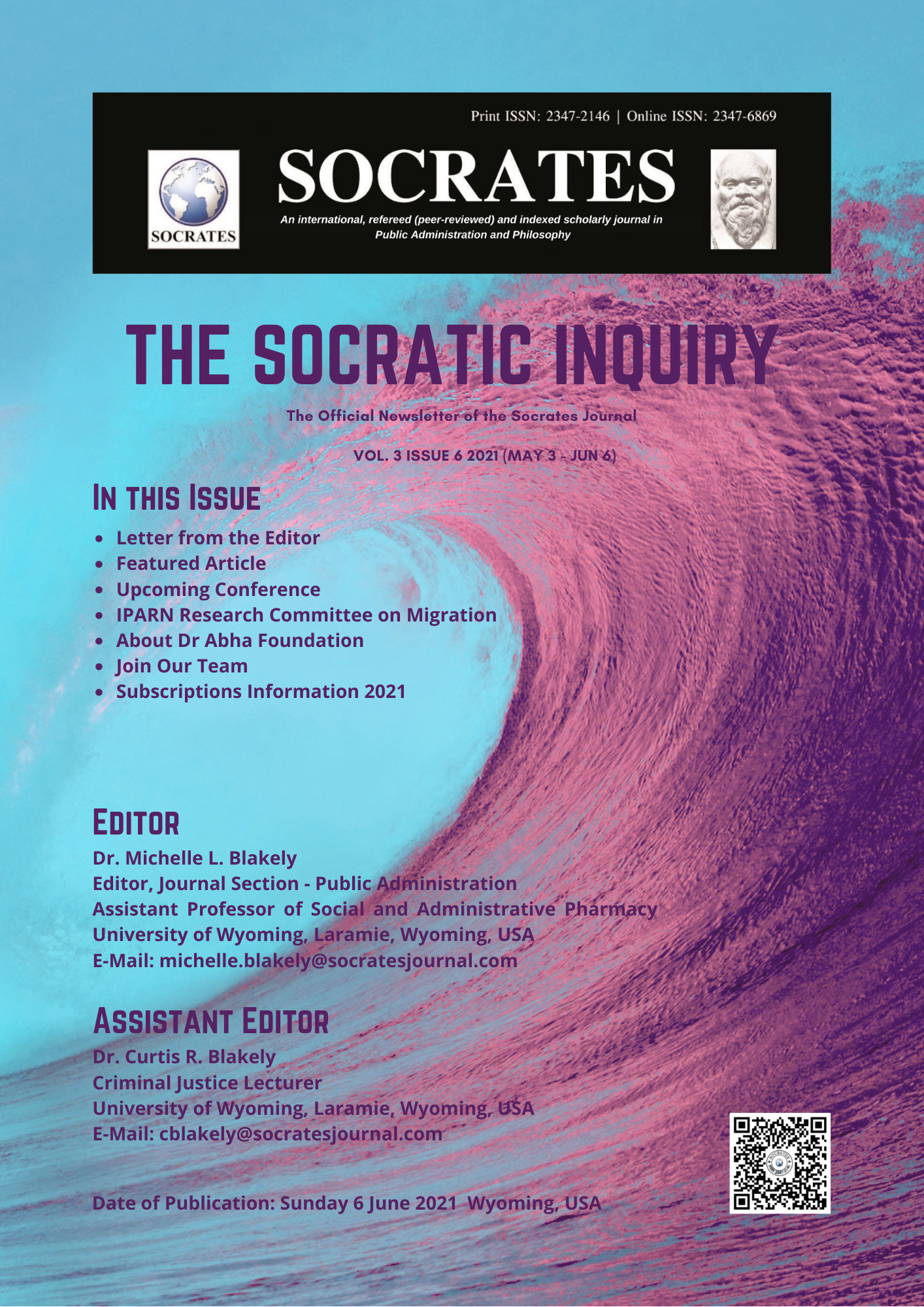 The Socratic Inquiry Newsletter Vol 3 Issue 6 (2021)