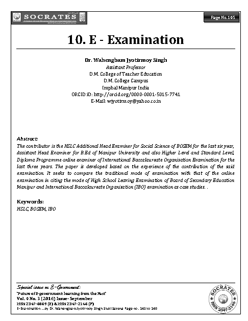 E - Examination